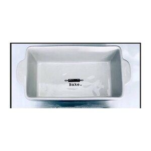 Rae‎ Dunn Icon Rolling Pin Loaf Ceramic Bake Dish